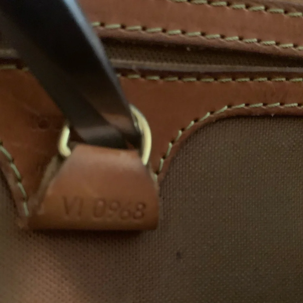 Louis Vuitton Brown and Tan Monogram Bag